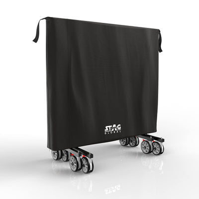 STAG GLOBAL Table Tennis Table Cover Fits Flat and Folding Tables| 2-in-1 All-Weather Table Tennis Cover Universal Size