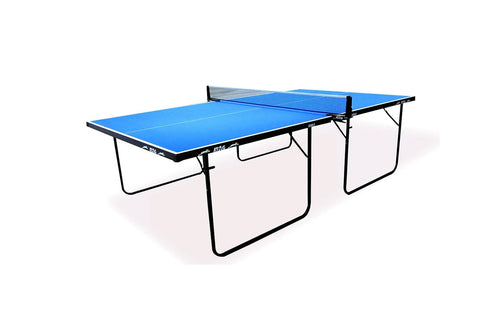 STAG GLOBAL Family Series Table Tennis Table | Indoor T.T Table 16mm Blue Top With 2 TT Rackets, 6 Balls, 1 Table Cover & Clamp Net