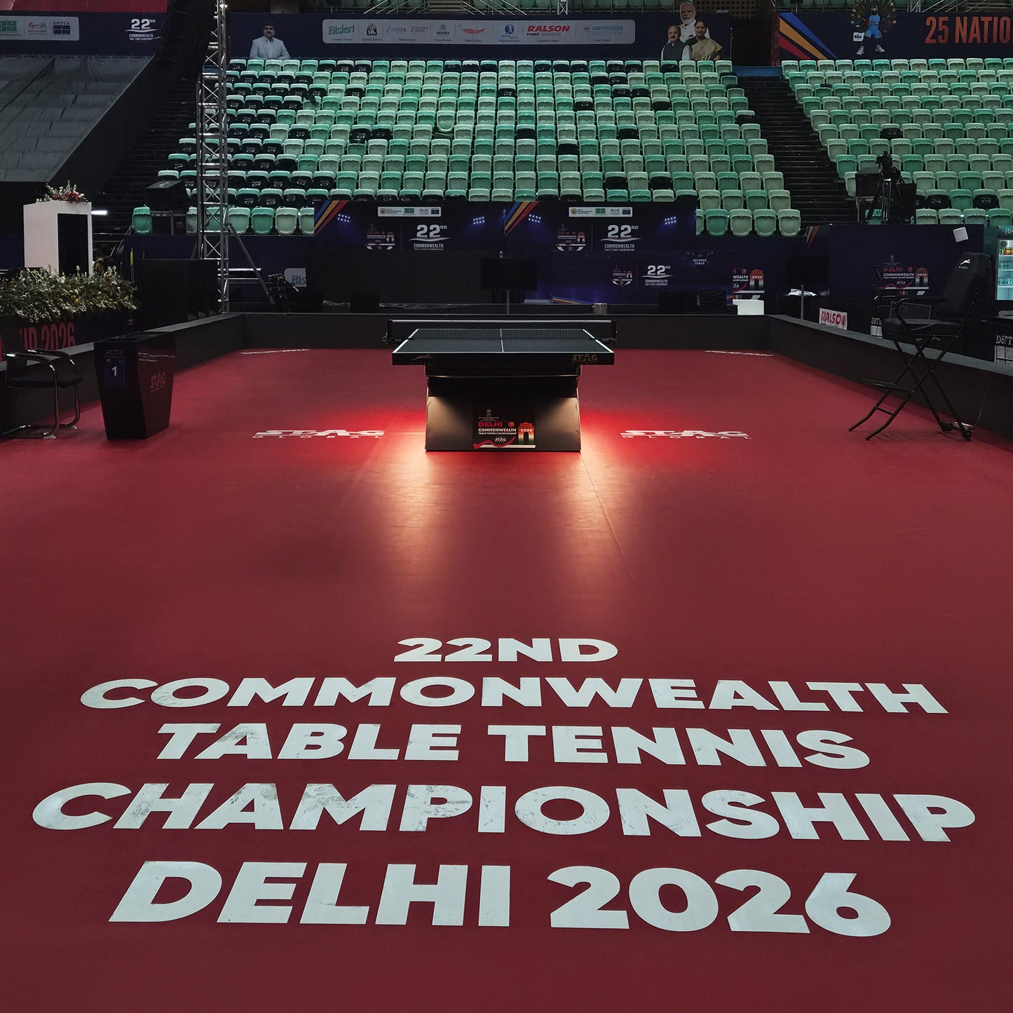 NEW LAUNCH2026 |STAG GLOBAL DELHI 26| SHOW COURT TABLE TENNIS TABLE