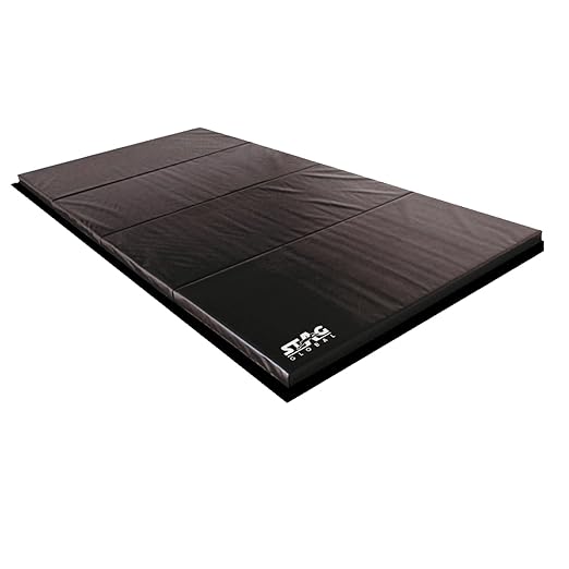 STAG GLOBAL Multi-Purpose Foldable Fitness MAT 180 CM X 60 CM X 30 MM | Use as Tumbling mat, Gymnastics mat, Crash pad | Thick Foam | for Both Men and Women