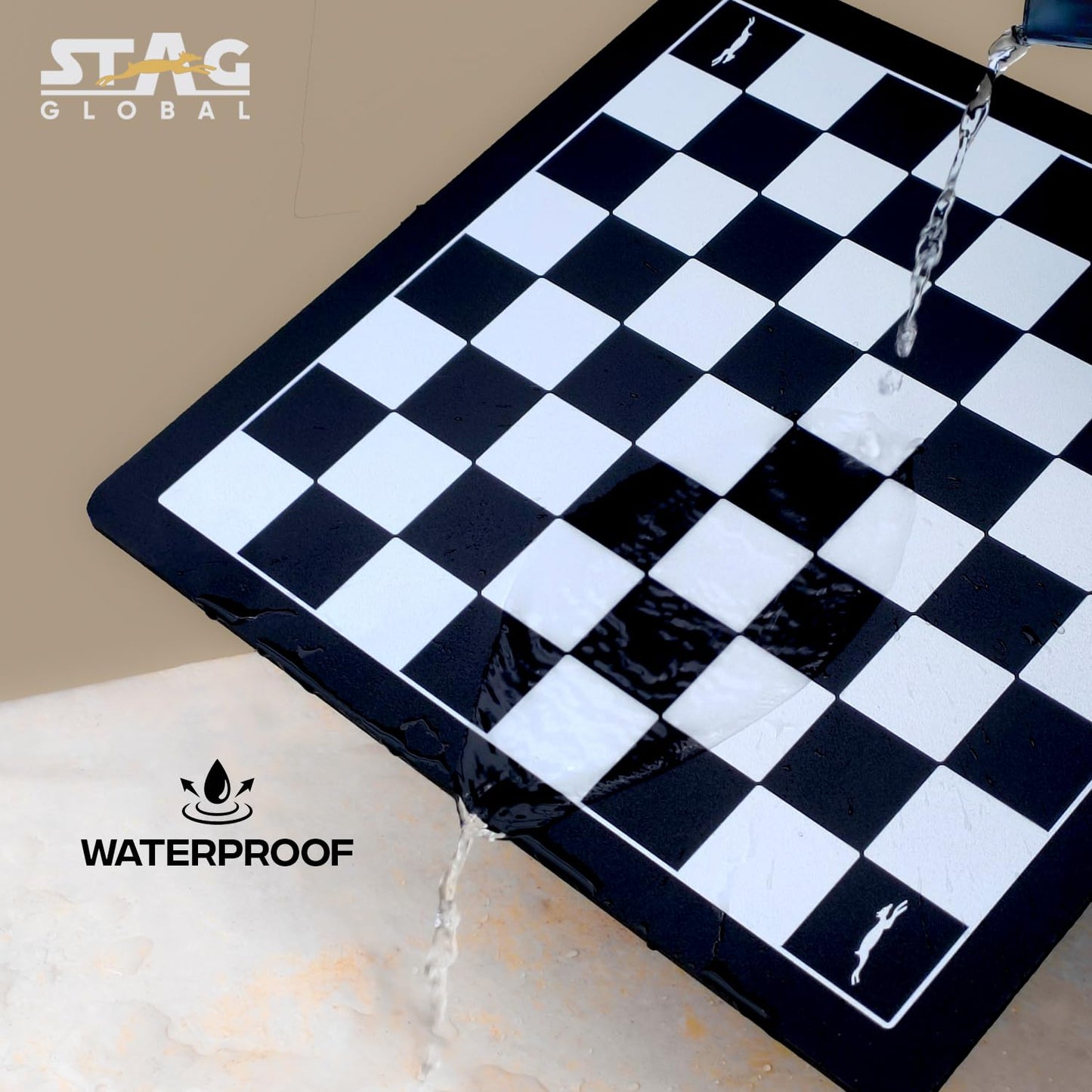 Stag Global Combo Ludo And Chess Board 2 IN One  Indoor Game