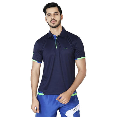 STAG GLOBAL Rapid Men's Solid Athletic fit Polo T-Shirt | Solid Sportswear for Active & Casual Use