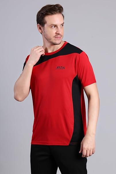 STAG GLOBAL Winger Men's Polo T-Shirt – 100% Polyster | Breathable and Comfortable Sportswear