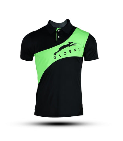 STAG GLOBAL Aim Men's Athletic Fit Polo T-Shirt | Solid Sportswear for Active & Casual Use