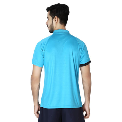 Stag Regular Fit T-Shirt (Model : Sharp/Aqua Blue)