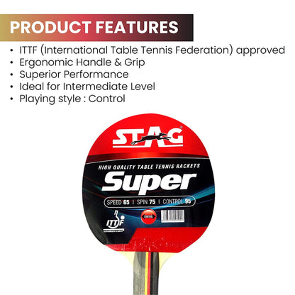 Stag Super Table Tennis Rackets