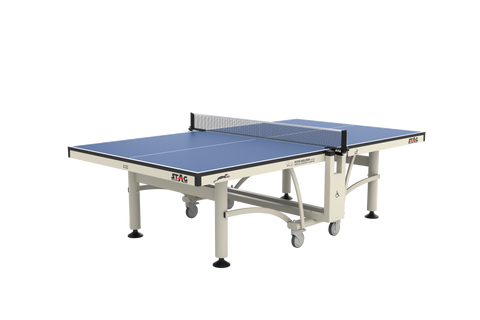 STAG GLOBAL Peter Karlsson Table Tennis Table |  High Level Competition TT Table | with 2 TT Rackets | 6 Balls | 1 Table Cover | Clamp Net