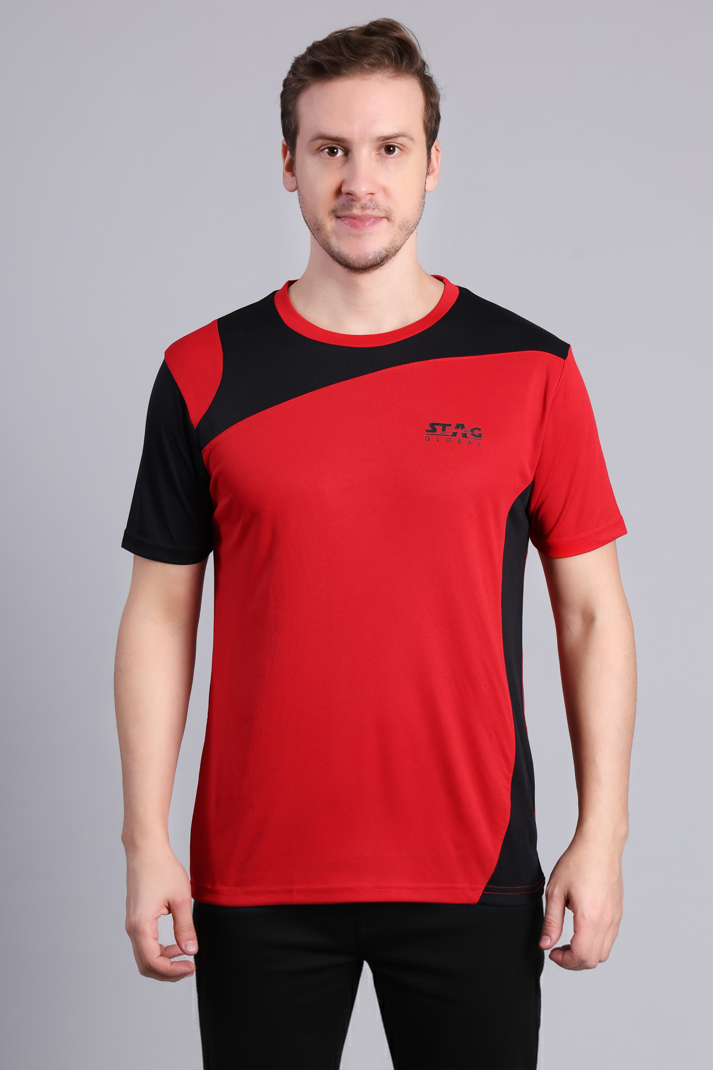 STAG GLOBAL  Winger  Men's Polo T-Shirt – 100% Polyster | Breathable and Comfortable Sportswear