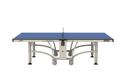 STAG GLOBAL Peter Karlsson Table Tennis Table |  High Level Competition TT Table | with 2 TT Rackets | 6 Balls | 1 Table Cover | Clamp Net