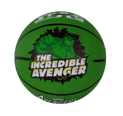 STAG GLOBAL Marvel Hulk Basketball – Green | Kids' Indoor & Outdoor Sports Ball
