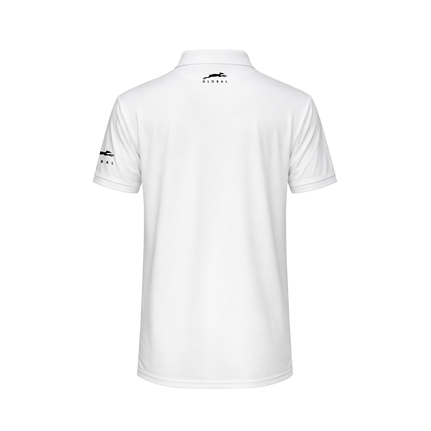 Stag Global APX Pure White Sports T-Shirt for Men | Half Sleeve Collar Neck | 4-Way Stretch | Moisture Wicking | 140 GSM Interlock Fabric