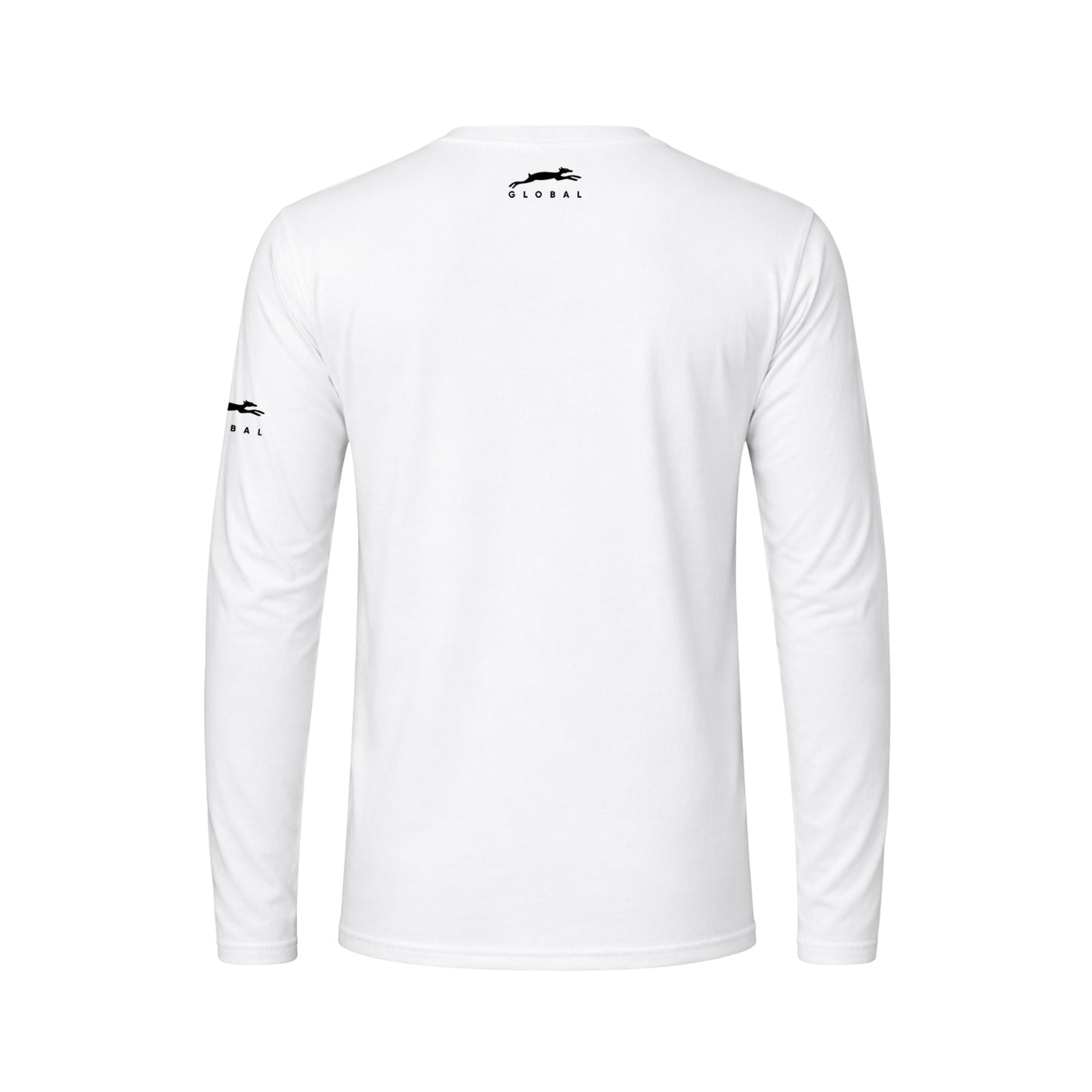 Stag Global APX Pure White Full Sleeve Sports T-Shirt for Men | Round Neck | 4-Way Stretch | Moisture Wicking | 140 GSM