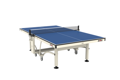 STAG GLOBAL Peter Karlsson Table Tennis Table |  High Level Competition TT Table | with 2 TT Rackets | 6 Balls | 1 Table Cover | Clamp Net