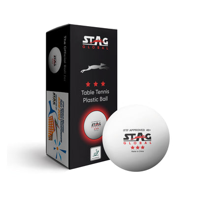 STAG GLOBAL Special Edition : Rome 2024  3 Star 40+ MM Table Tennis Ball