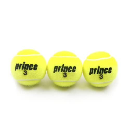 STAG GLOBAL Prince Championship Extra Duty 3B ITF & USTA Approved Tennis Ball - Pack of 3 (Yellow)