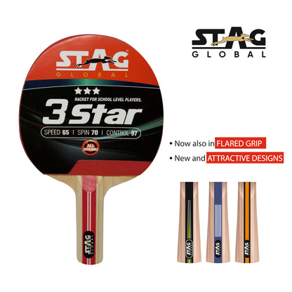 Stag 3 Star Table Tennis Racket