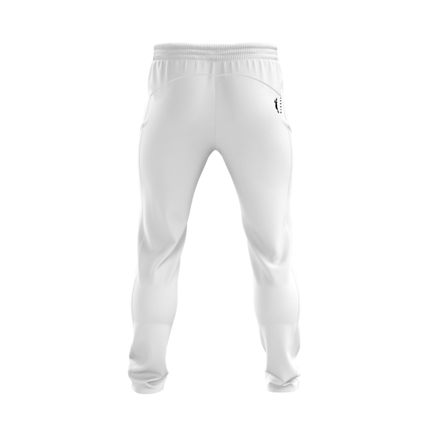 Stag Global APX Pure White Sports Track Pant for Men | Interlock Fabric | 140 GSM | Stretchable Athletic Lower