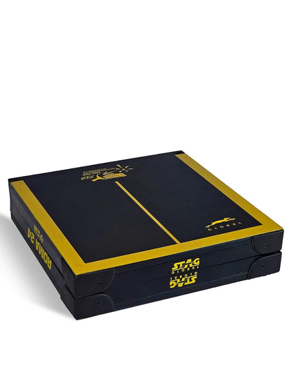 STAG GLOBAL Roma 24 Super mini | World Masters Championship 2024 | Black And  Gold | With Custom  Sling  Bag