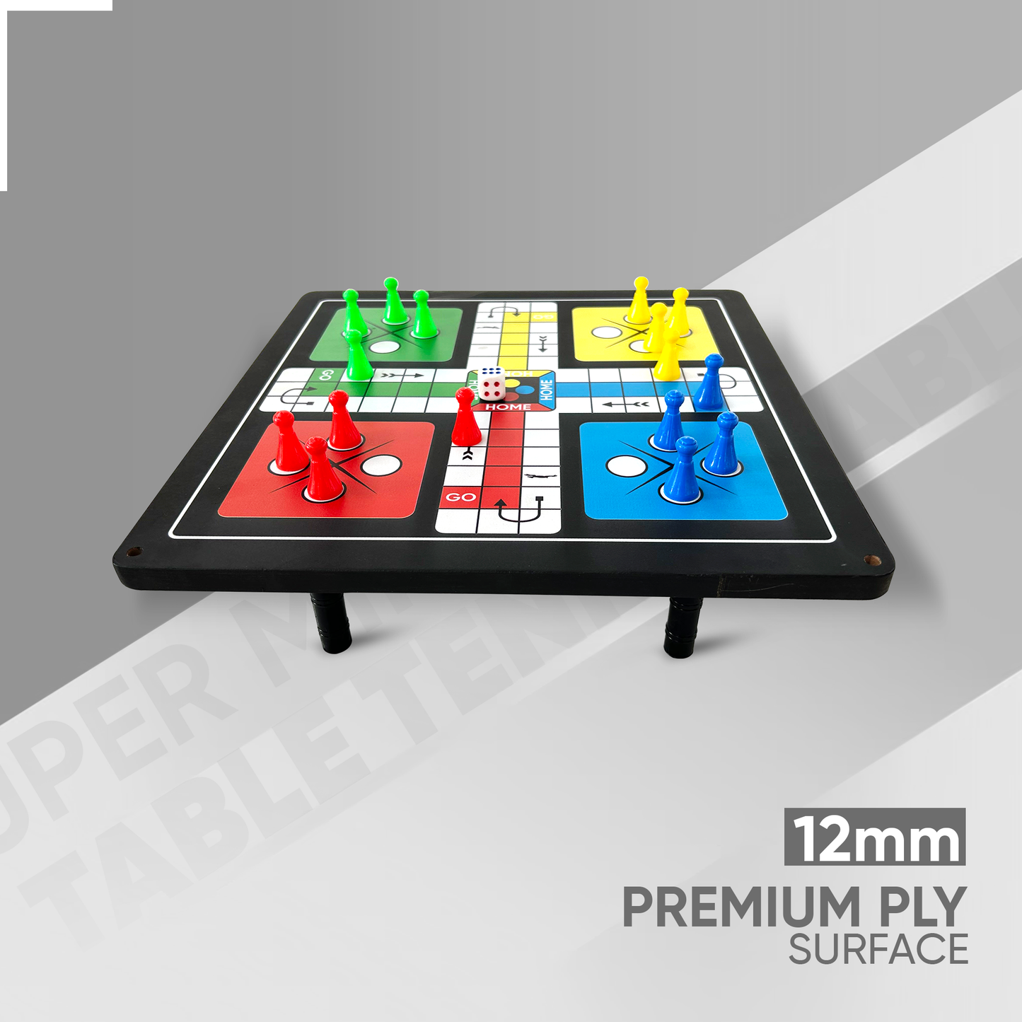 STAG GLOBAL (New Launch) Super Mini 3-in-1 Frameless Multi-Game Table | Space-Saving, Portable & Lightweight