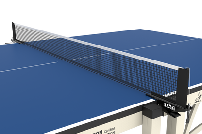 STAG GLOBAL Peter Karlsson Table Tennis Table |  High Level Competition TT Table | with 2 TT Rackets | 6 Balls | 1 Table Cover | Clamp Net