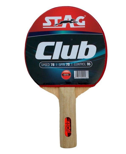 Stag Club Table Tennis Playset, 2 Racket with 3 Balls