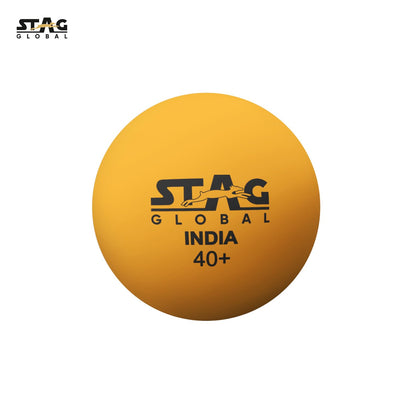 STAG GLOBAL Seam Plastic Table Tennis Ball Orange Available Pack Of 12 ,30, 72, 90
