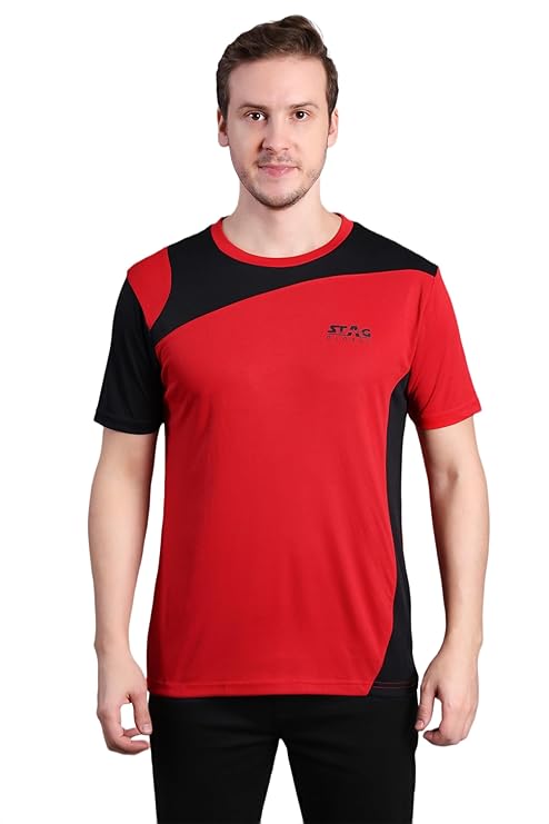 STAG GLOBAL  Winger  Men's Polo T-Shirt – 100% Polyster | Breathable and Comfortable Sportswear