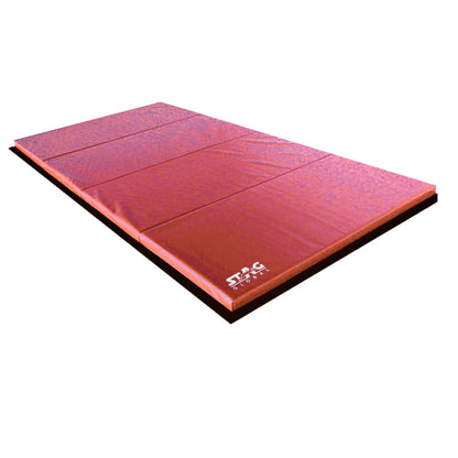 STAG GLOBAL Multi-Purpose Foldable Fitness MAT 180 CM X 60 CM X 30 MM | Use as Tumbling mat, Gymnastics mat, Crash pad | Thick Foam | for Both Men and Women