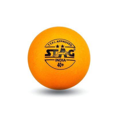 STAG GLOBAL 2 Star Plastic Table Tennis Ball Orange Available Pack Of 12 ,30, 72, 90