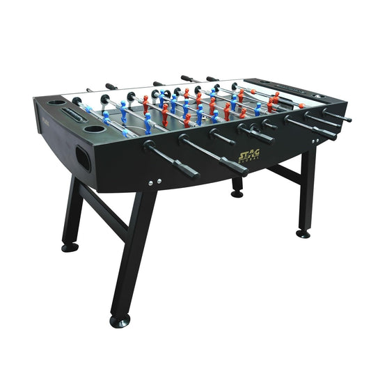 Stag Global Foosball Table| Premium Table Soccer for Kids, Adults with Cup Holders| Ideal for Home & Club