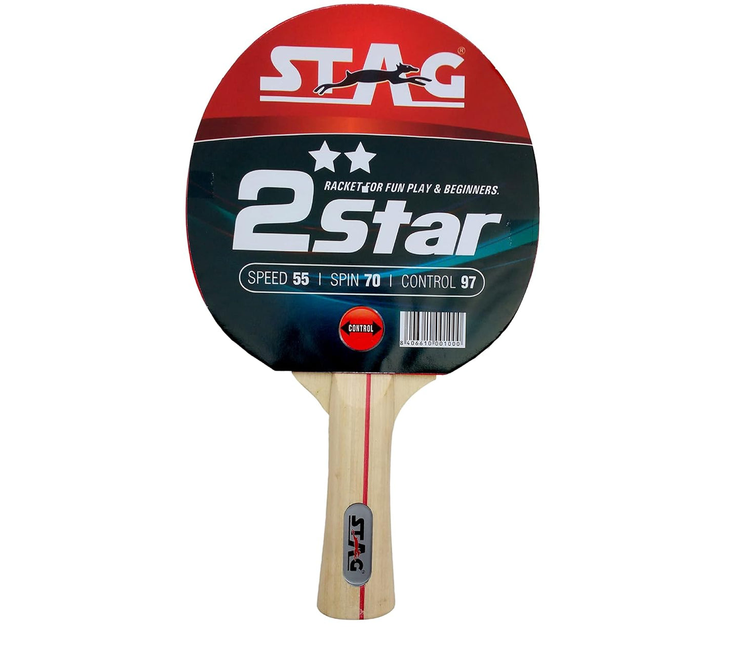 Stag 2 Star Table Tennis (T.T) Racket