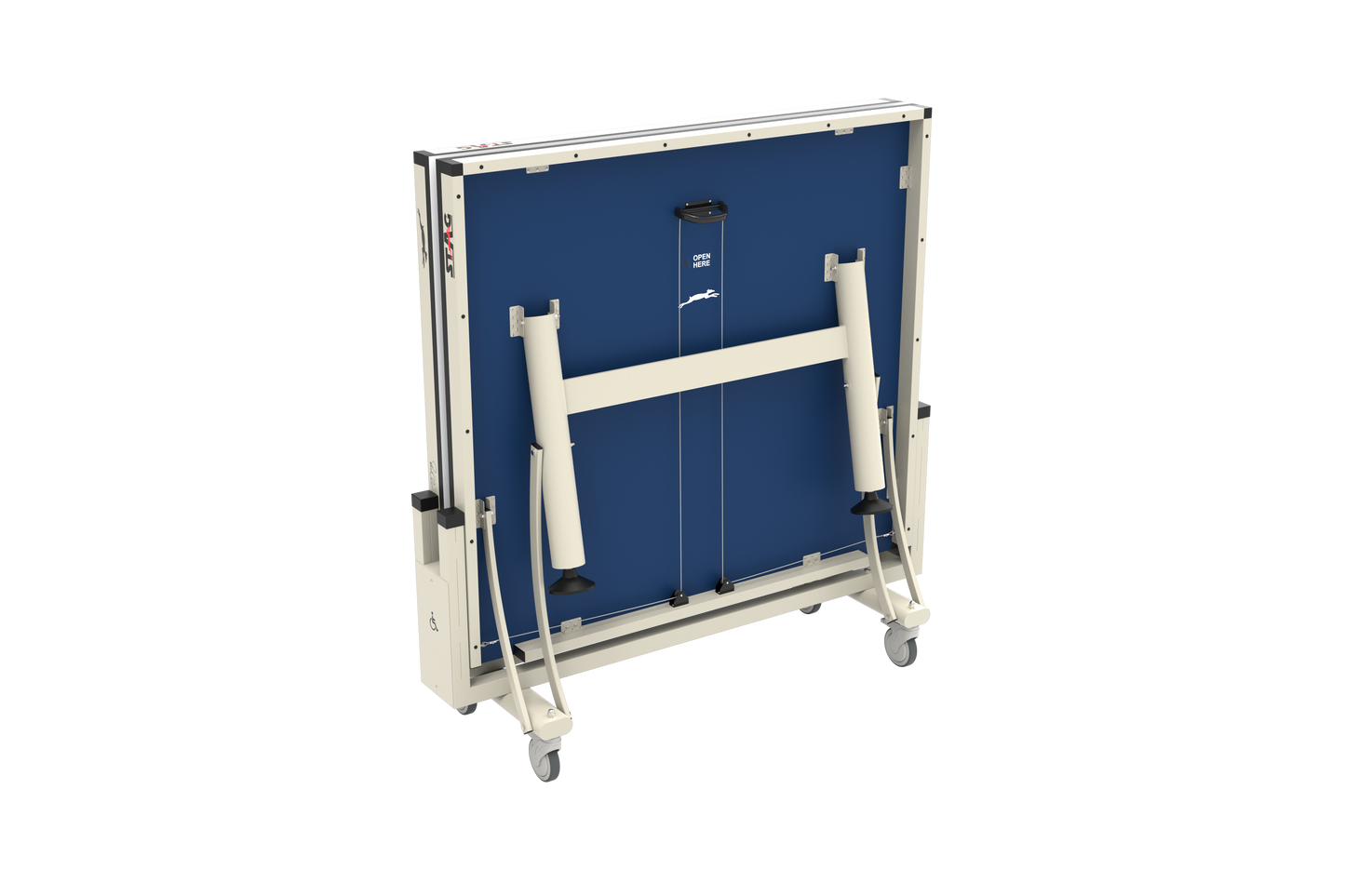 STAG GLOBAL Peter Karlsson Table Tennis Table |  High Level Competition TT Table | with 2 TT Rackets | 6 Balls | 1 Table Cover | Clamp Net