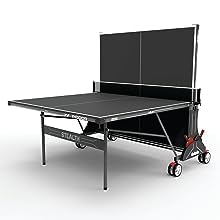 STAG GLOBAL Stealth Table Tennis (T.T) Table | 18mm Black Top Professi ...