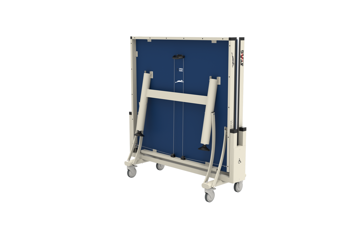 STAG GLOBAL Peter Karlsson Table Tennis Table |  High Level Competition TT Table | with 2 TT Rackets | 6 Balls | 1 Table Cover | Clamp Net