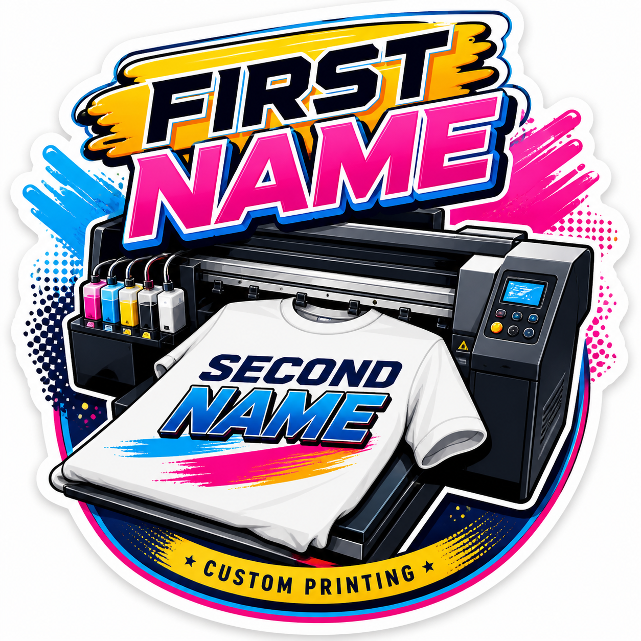 Printing charges for T-shirt
