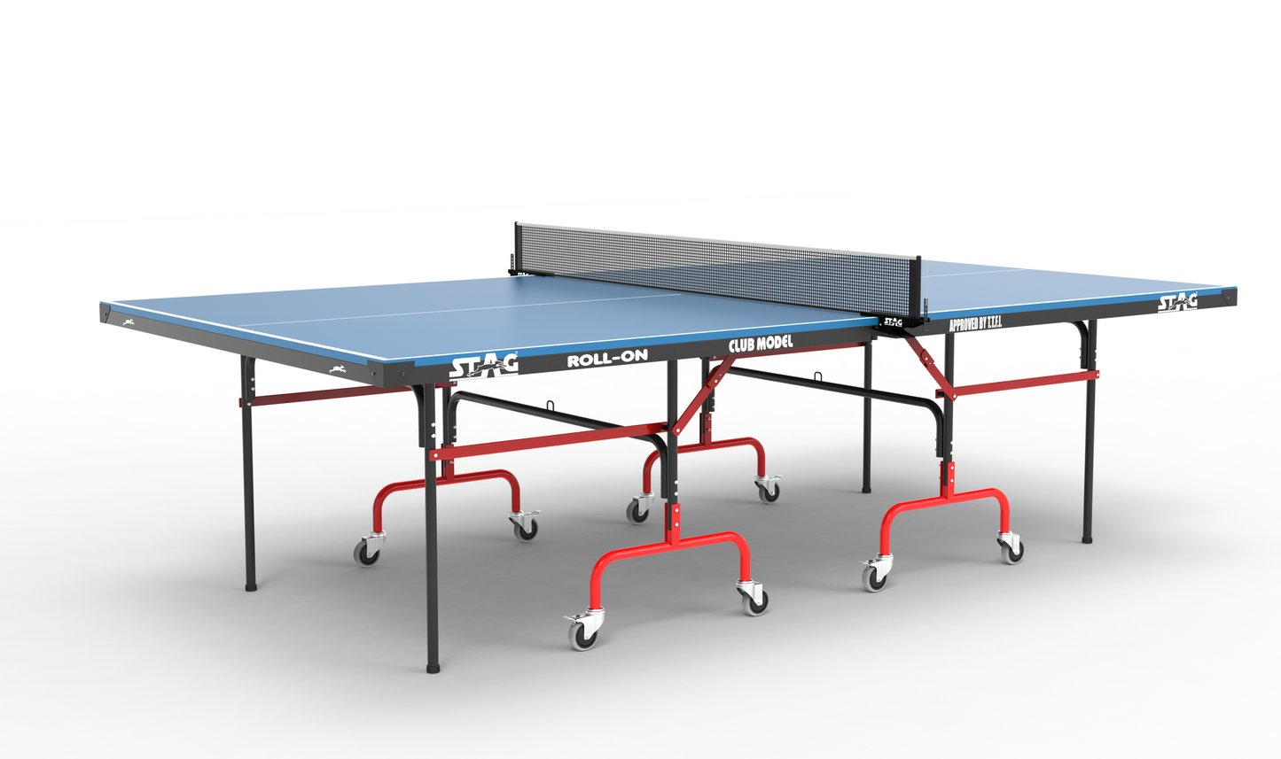 STAG GLOBAL Club Table Tennis Table | Top Thickness 19mm | 1 Table Cover, 2 TT Rackets, 6 Balls, 1 Clamp Net