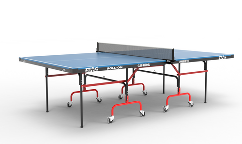 STAG GLOBAL Club Table Tennis Table | Top Thickness 19mm | 1 Table Cover, 2 TT Rackets, 6 Balls, 1 Clamp Net