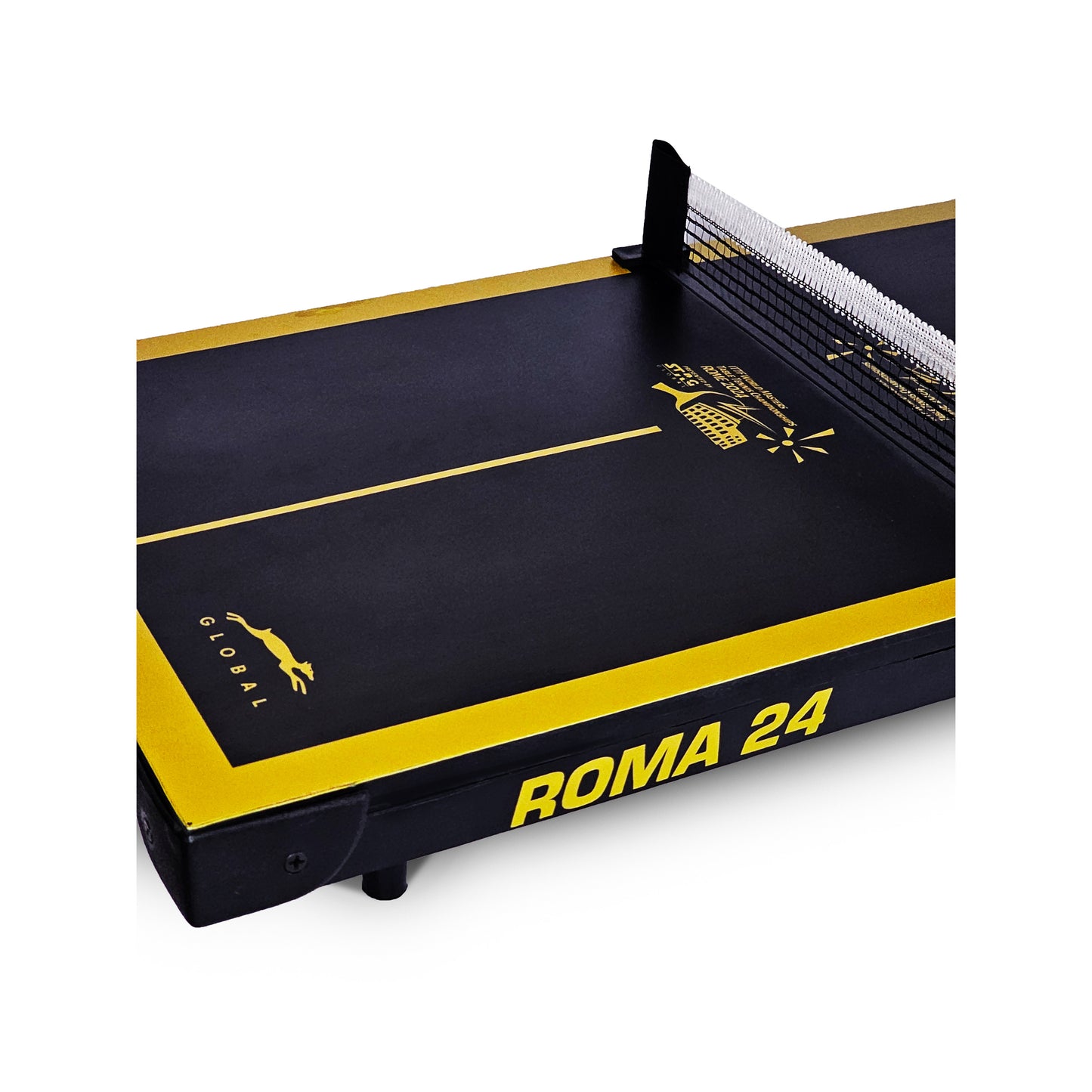 LIMITED EDITION | STAG GLOBAL ROMA WORLD MASTERS CHAMPIONSHIP 2024 | BLACK And GOLD | WITH CUSTOM SLING BAG |