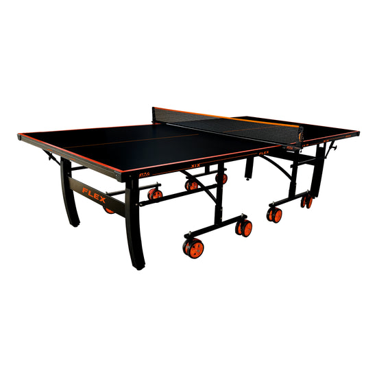 STAG GLOBAL Flex Table Tennis Table Black Top | Thickness 19mm with 2 TT Rackets | 6 Balls | 1 Table Cover & Clamp Net
