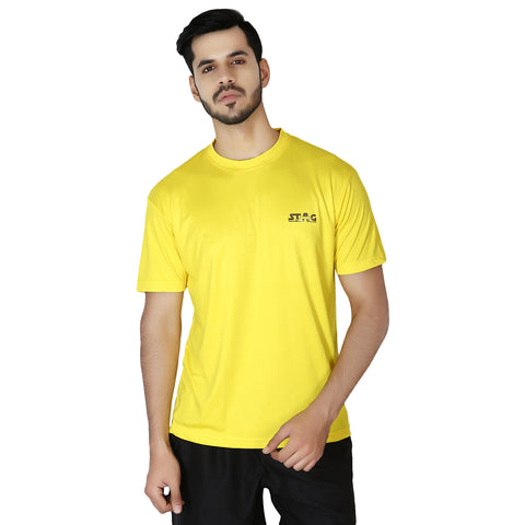 STAG GLOBAL Training Round Neck  T-shirt |  Breathable | Sweat-Wicking | Lightweight Fabric