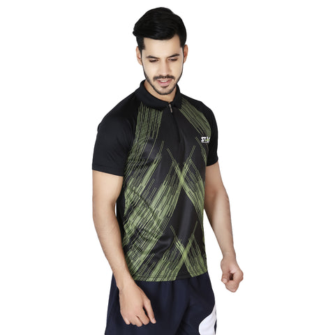 STAG GLOBAL X Ray  Men's Athletic Fit Polo T-Shirt | Solid Sportswear for Active & Casual Use – alternate view