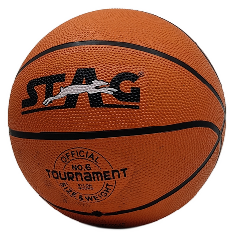 STAG GLOBAL TOURNAMENT  BASKET BALL| Size 6 | High Quality | Durable Grip for Match & Training Play – alternate view