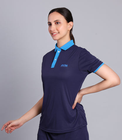 STAG GLOBAL Aero Women's Polo T-Shirt | Lightweight, Breathable | Performance Wear