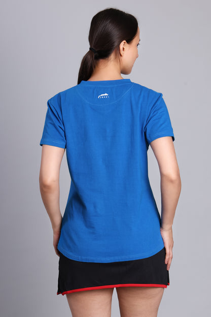 STAG GLOBAL Bliss Women's 100% Cotton V-Neck T-Shirt | Lightweight |  All-Day Comfort