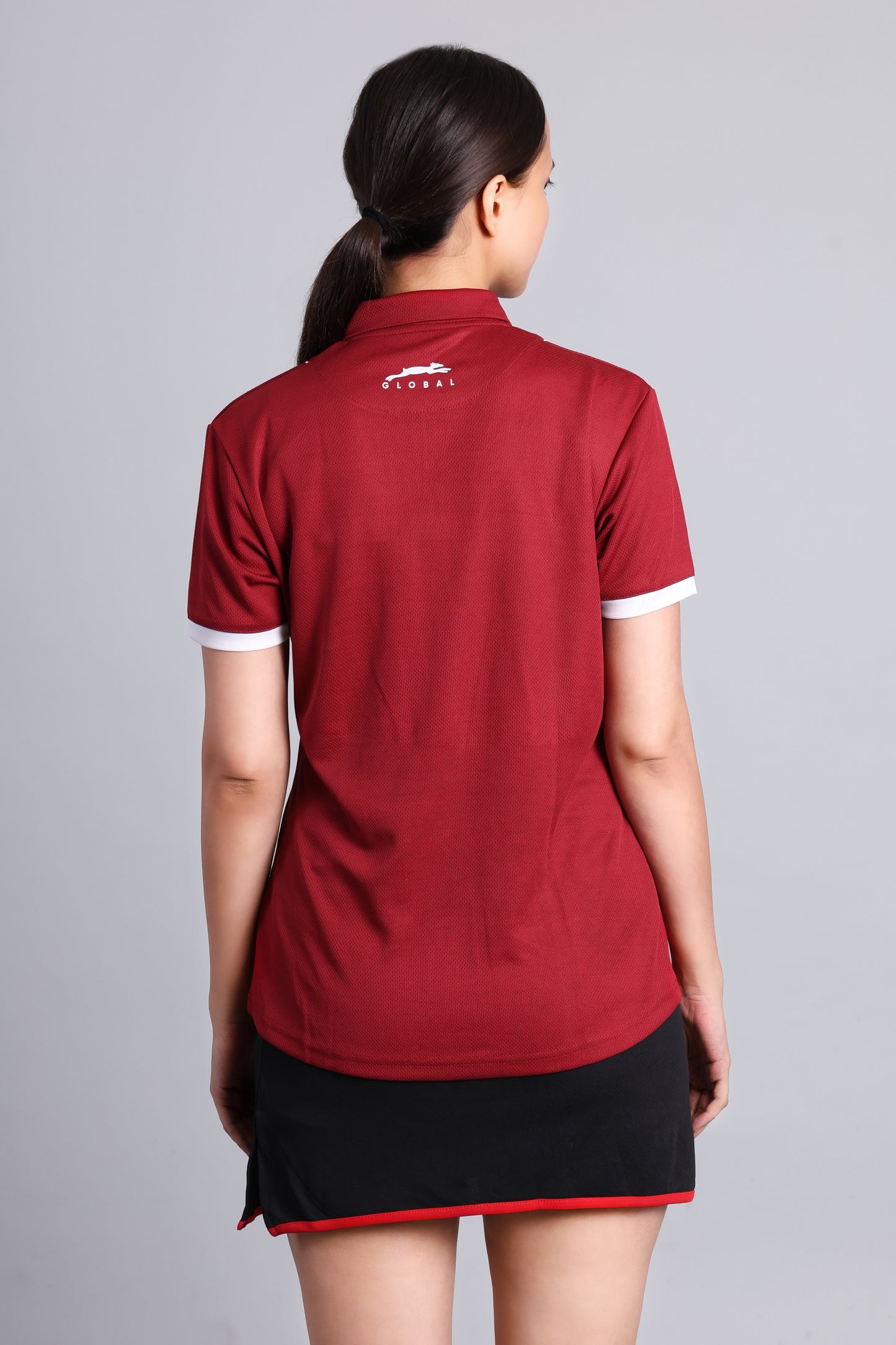 STAG GLOBAL Crossover Women's Polo T-Shirt |  100% Polyester | Lightweight | All-Day Comfort