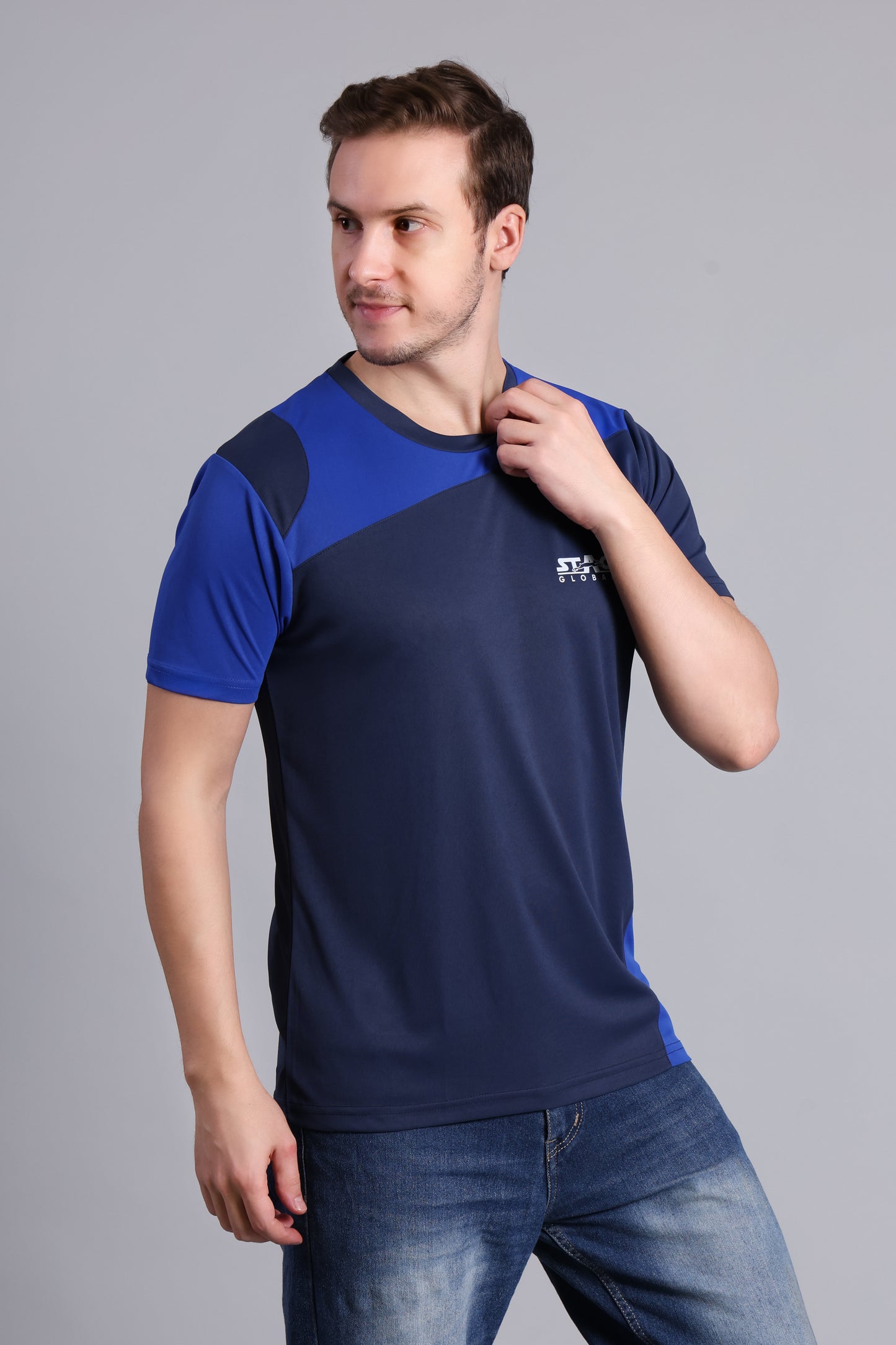 STAG GLOBAL  Winger  Men's Polo T-Shirt – 100% Polyster | Breathable and Comfortable Sportswear