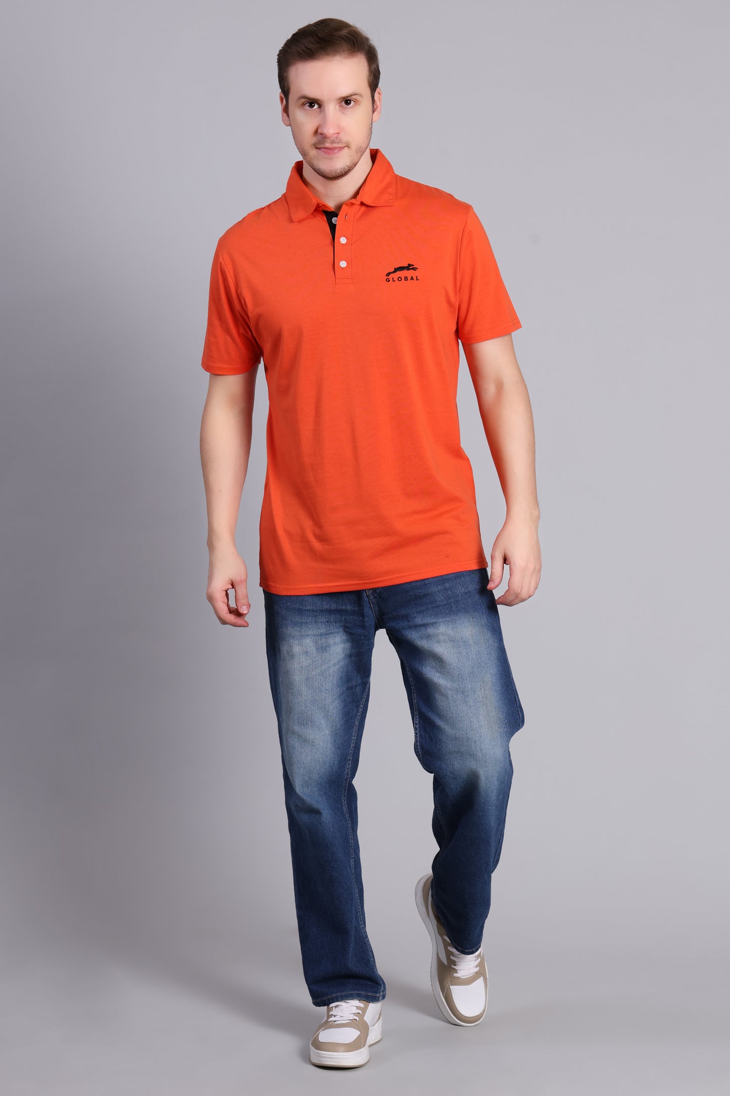 STAG GLOBAL Cotton Classic Men's T-Shirt | Lightweight & Breathable | Classic Fit for Active & Casual Wear