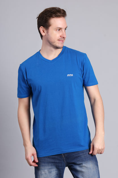 STAG GLOBAL Nova  Premium 100% Cotton V-Neck T-Shirt | Perfect for All Occasions