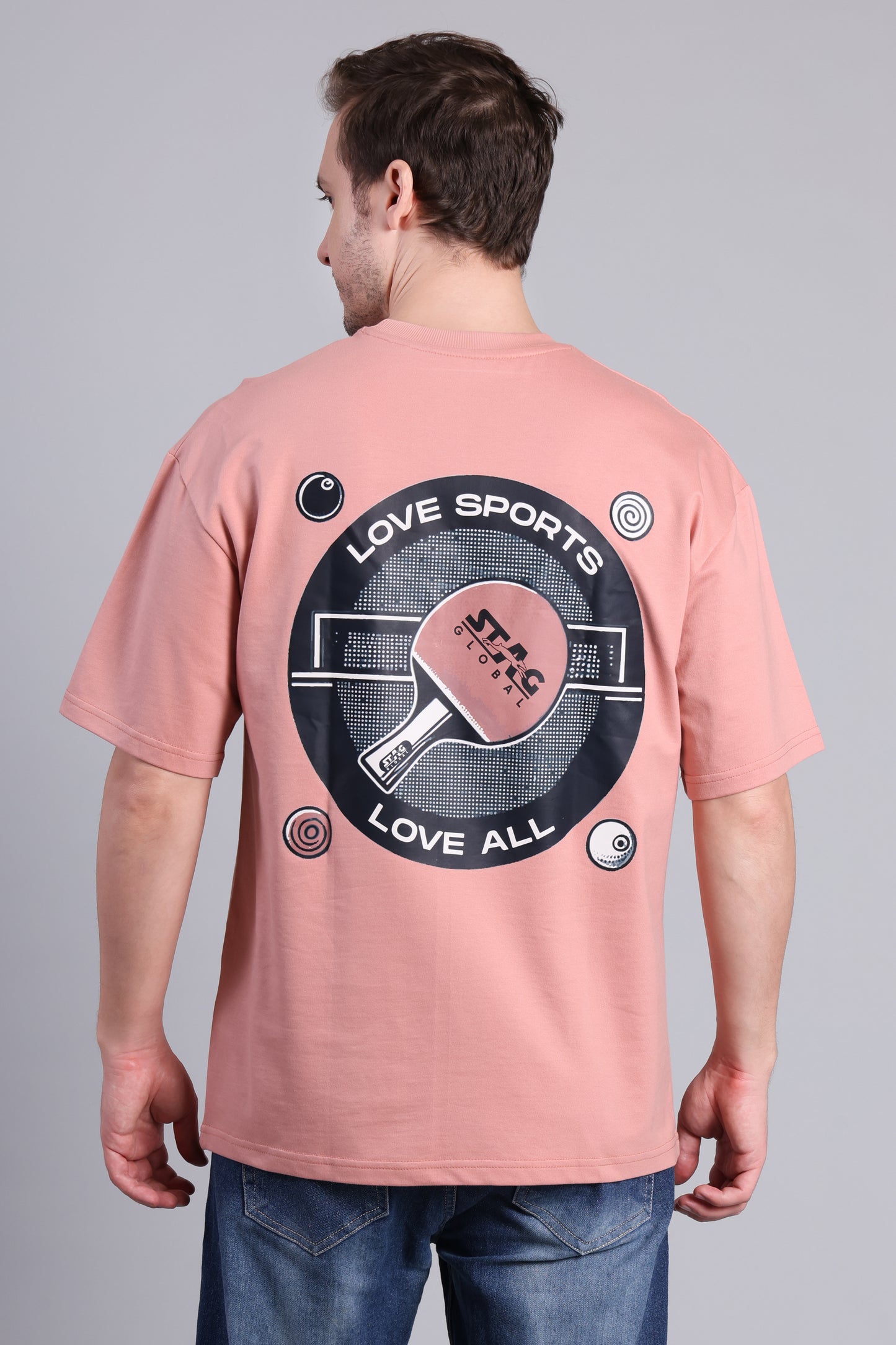 STAG GLOBAL | Limited Edition | Off Court Series | Summer Drop | Oversized T-Shirt | 100% Premium Cotton