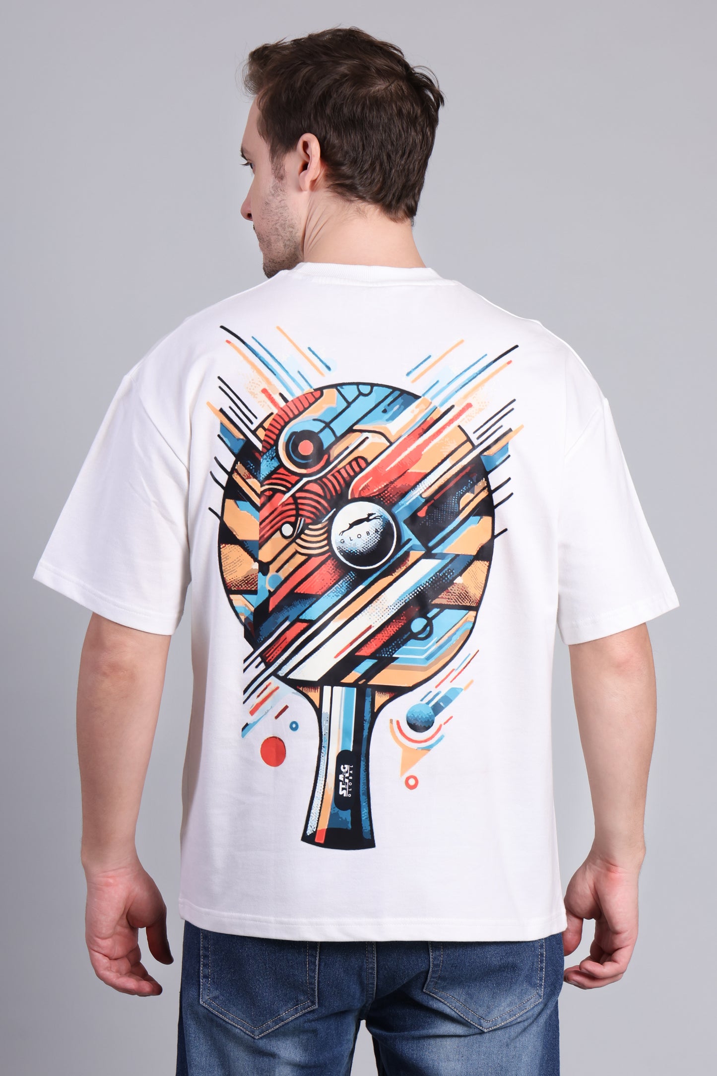 STAG GLOBAL | Limited Edition | Off Court Series | Summer Drop | Oversized T-Shirt | 100% Premium Cotton